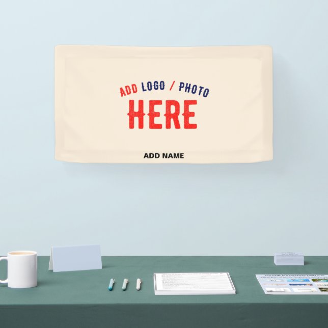 STYLISH MODERN CUSTOMIZABLE NATURAL VERIFIED BRAND BANNER (Tradeshow)