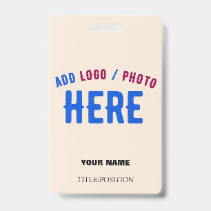 STYLISH MODERN CUSTOMIZABLE NATURAL VERIFIED BRAND ID BADGE