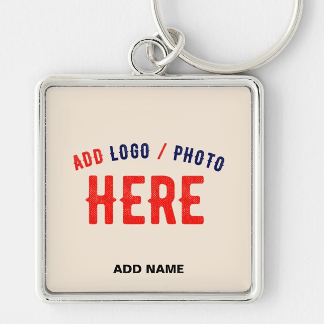 STYLISH MODERN CUSTOMIZABLE NATURAL VERIFIED BRAND KEY RING (Front)