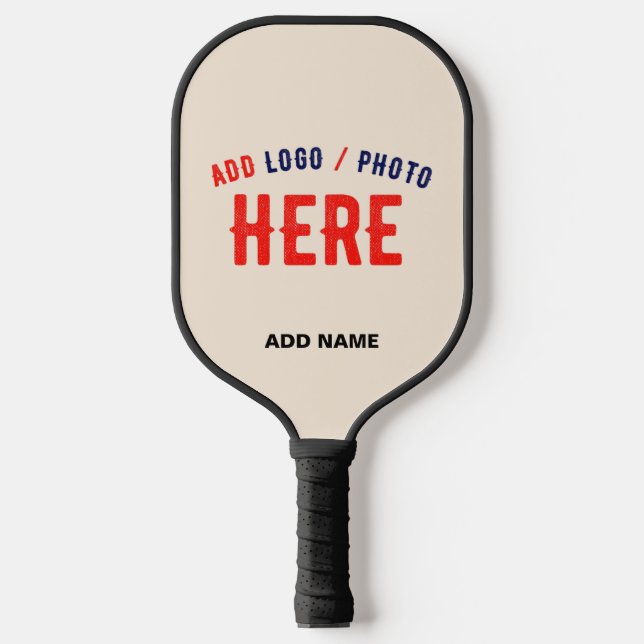 STYLISH MODERN CUSTOMIZABLE NATURAL VERIFIED BRAND PICKLEBALL PADDLE (Front)