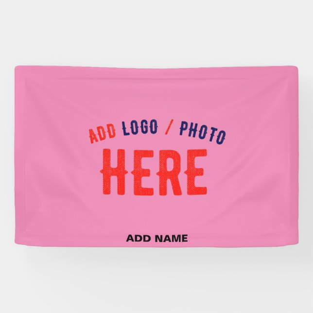 STYLISH MODERN CUSTOMIZABLE PINK VERIFIED BRANDED BANNER (Horizontal)