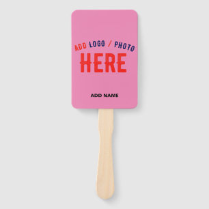 STYLISH MODERN CUSTOMIZABLE PINK VERIFIED BRANDED HAND FAN