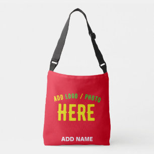 STYLISH MODERN CUSTOMIZABLE RED VERIFIED BRANDED CROSSBODY BAG