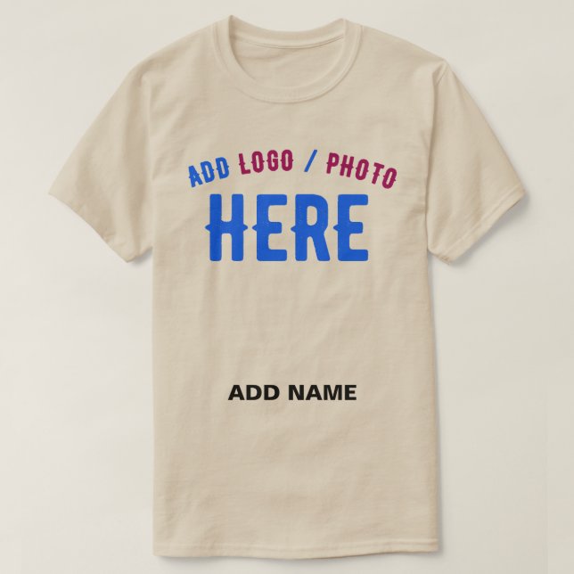 STYLISH MODERN CUSTOMIZABLE SAND VERIFIED BRANDED T-Shirt (Design Front)