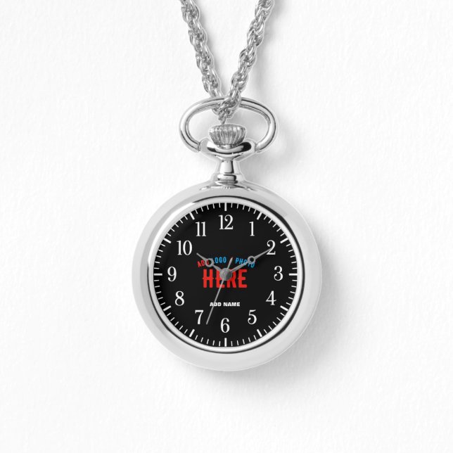 STYLISH MODERN CUSTOMIZABLE SILVERY VERIFIED BRAND WATCH (Front)