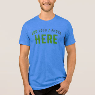 STYLISH MODERN CUSTOMIZABLE TRUE ROYAL BLUE BRAND Tri-Blend SHIRT