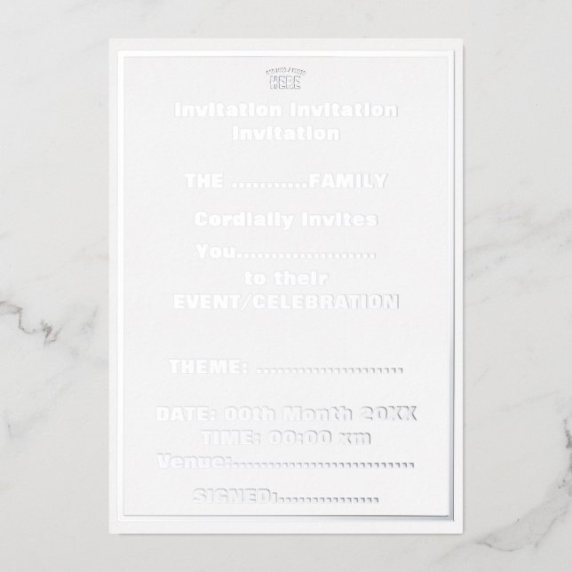 STYLISH MODERN CUSTOMIZABLE WHITE VERIFIED BRANDED (Front)