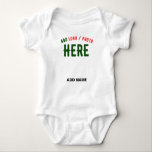 STYLISH MODERN CUSTOMIZABLE WHITE VERIFIED BRANDED BABY BODYSUIT<br><div class="desc">THIS IS A DESIGN FITTING FOR EVERYONE.YOU CAN CHANGE, RESIZE OR ADD LOGO, PHOTO, TEXT AND COLOURS THE WAY YOU LIKE.THANK YOU.</div>