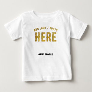 STYLISH MODERN CUSTOMIZABLE WHITE VERIFIED BRANDED BABY T-Shirt