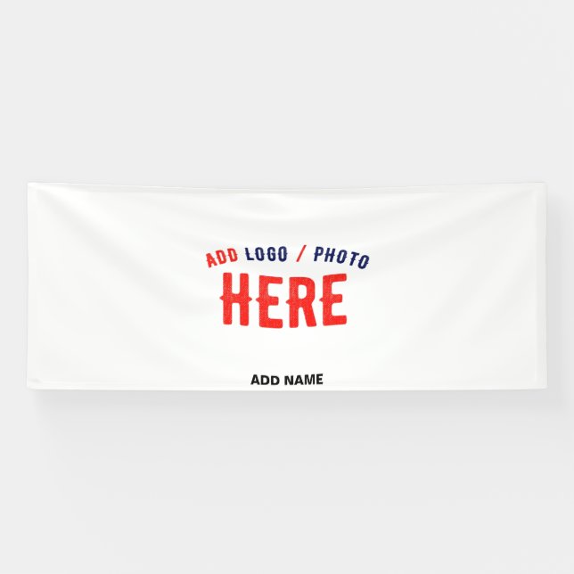 STYLISH MODERN CUSTOMIZABLE WHITE VERIFIED BRANDED BANNER (Horizontal)
