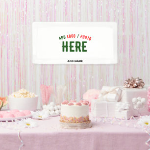 STYLISH MODERN CUSTOMIZABLE WHITE VERIFIED BRANDED BANNER