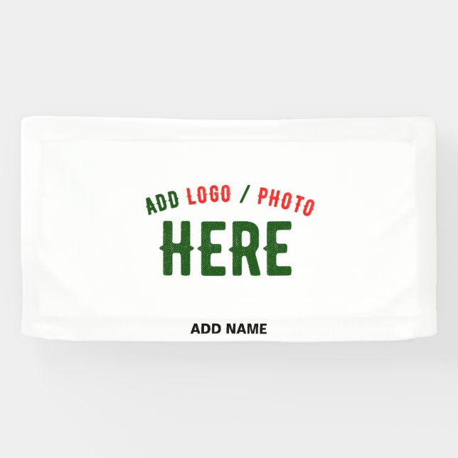 STYLISH MODERN CUSTOMIZABLE WHITE VERIFIED BRANDED BANNER (Horizontal)