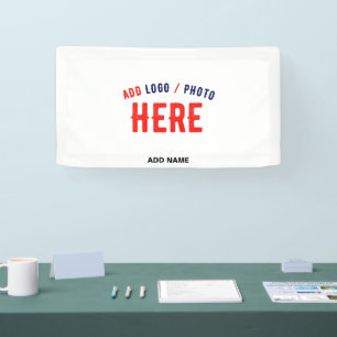 STYLISH MODERN CUSTOMIZABLE WHITE VERIFIED BRANDED BANNER