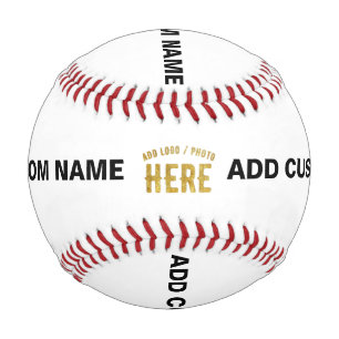 STYLISH MODERN CUSTOMIZABLE WHITE VERIFIED BRANDED BASEBALL