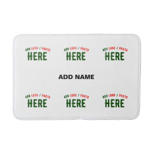 STYLISH MODERN CUSTOMIZABLE WHITE VERIFIED BRANDED BATH MAT