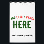 STYLISH MODERN CUSTOMIZABLE WHITE VERIFIED BRANDED CALENDAR<br><div class="desc">THIS IS A DESIGN FITTING FOR EVERYONE.YOU CAN CHANGE, RESIZE OR ADD LOGO, PHOTO, TEXT AND COLOURS THE WAY YOU LIKE.THANK YOU.</div>