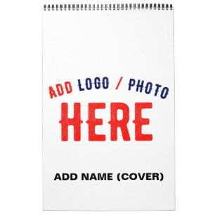 STYLISH MODERN CUSTOMIZABLE WHITE VERIFIED BRANDED CALENDAR