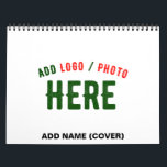 STYLISH MODERN CUSTOMIZABLE WHITE VERIFIED BRANDED CALENDAR<br><div class="desc">THIS IS A DESIGN FITTING FOR EVERYONE.YOU CAN CHANGE, RESIZE OR ADD LOGO, PHOTO, TEXT AND COLOURS THE WAY YOU LIKE.THANK YOU.</div>