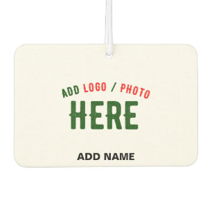 STYLISH MODERN CUSTOMIZABLE WHITE VERIFIED BRANDED CAR AIR FRESHENER