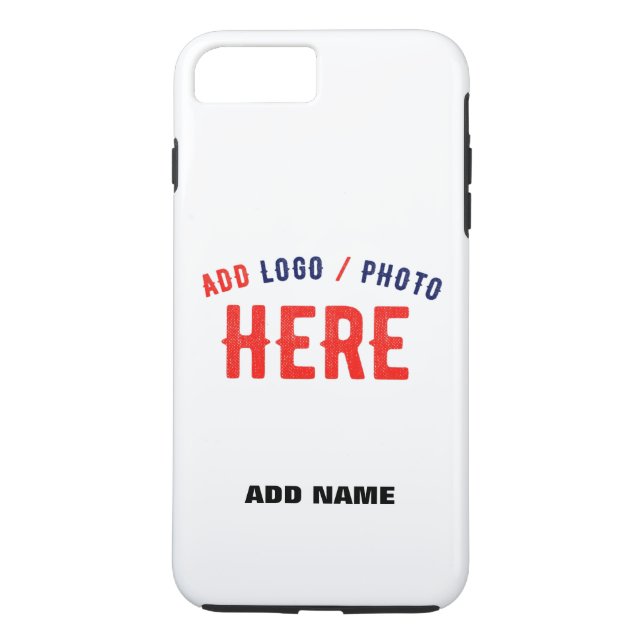 STYLISH MODERN CUSTOMIZABLE WHITE VERIFIED BRANDED Case-Mate iPhone CASE (Back)