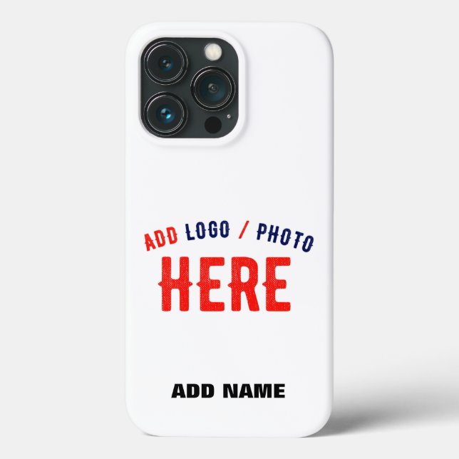 STYLISH MODERN CUSTOMIZABLE WHITE VERIFIED BRANDED Case-Mate iPhone CASE (Back)