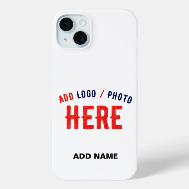 STYLISH MODERN CUSTOMIZABLE WHITE VERIFIED BRANDED Case-Mate iPhone CASE (Back)