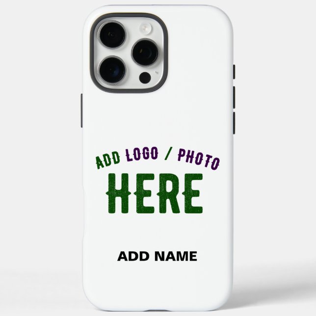 STYLISH MODERN CUSTOMIZABLE WHITE VERIFIED BRANDED Case-Mate iPhone CASE (Back)