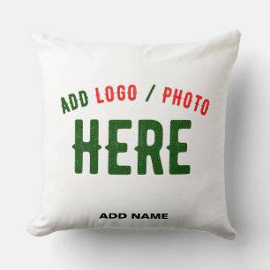 STYLISH MODERN CUSTOMIZABLE WHITE VERIFIED BRANDED CUSHION