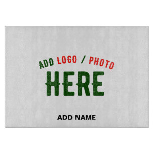STYLISH MODERN CUSTOMIZABLE WHITE VERIFIED BRANDED CUTTING BOARD