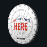 STYLISH MODERN CUSTOMIZABLE WHITE VERIFIED BRANDED DARTBOARD<br><div class="desc">THIS IS A DESIGN FITTING FOR EVERYONE.YOU CAN CHANGE, RESIZE OR ADD LOGO, PHOTO, TEXT AND COLOURS THE WAY YOU LIKE.THANK YOU.</div>