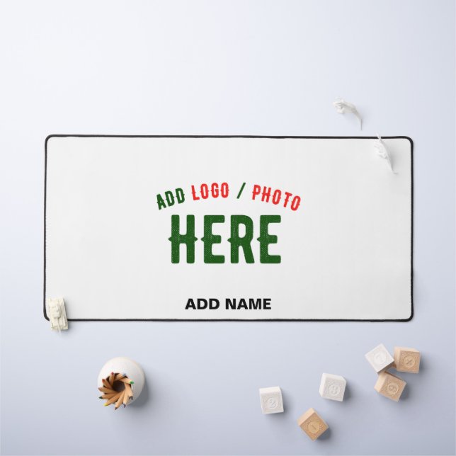 STYLISH MODERN CUSTOMIZABLE WHITE VERIFIED BRANDED DESK MAT (Kids Table)