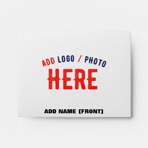 STYLISH MODERN CUSTOMIZABLE WHITE VERIFIED BRANDED ENVELOPE