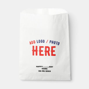 STYLISH MODERN CUSTOMIZABLE WHITE VERIFIED BRANDED FAVOUR BAGS