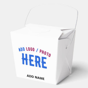 STYLISH MODERN CUSTOMIZABLE WHITE VERIFIED BRANDED FAVOUR BOX