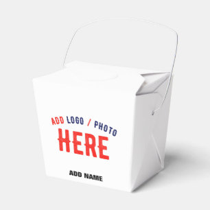 STYLISH MODERN CUSTOMIZABLE WHITE VERIFIED BRANDED FAVOUR BOX