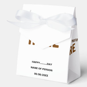 STYLISH MODERN CUSTOMIZABLE WHITE VERIFIED BRANDED FAVOUR BOX