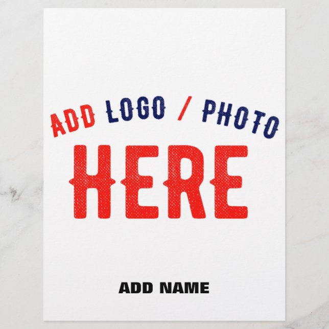 STYLISH MODERN CUSTOMIZABLE WHITE VERIFIED BRANDED FLYER (Front)