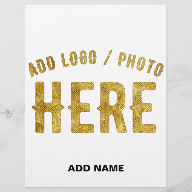 STYLISH MODERN CUSTOMIZABLE WHITE VERIFIED BRANDED FLYER (Front)