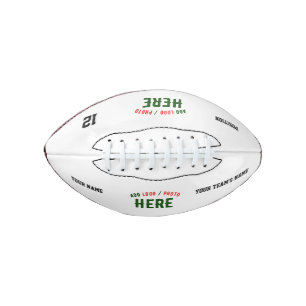 STYLISH MODERN CUSTOMIZABLE WHITE VERIFIED BRANDED FOOTBALL