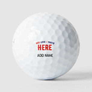 STYLISH MODERN CUSTOMIZABLE WHITE VERIFIED BRANDED GOLF BALLS
