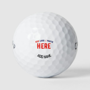 STYLISH MODERN CUSTOMIZABLE WHITE VERIFIED BRANDED GOLF BALLS