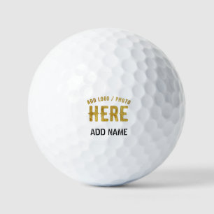 STYLISH MODERN CUSTOMIZABLE WHITE VERIFIED BRANDED GOLF BALLS