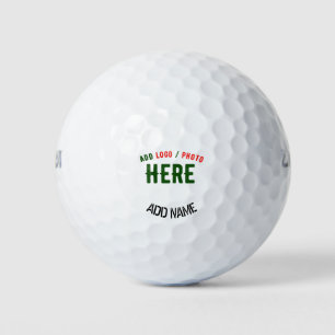 STYLISH MODERN CUSTOMIZABLE WHITE VERIFIED BRANDED GOLF BALLS