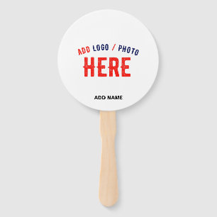 STYLISH MODERN CUSTOMIZABLE WHITE VERIFIED BRANDED HAND FAN