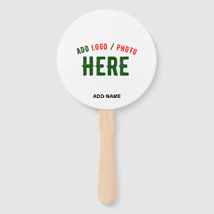 STYLISH MODERN CUSTOMIZABLE WHITE VERIFIED BRANDED HAND FAN