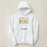 STYLISH MODERN CUSTOMIZABLE WHITE VERIFIED BRANDED HOODIE<br><div class="desc">THIS IS A DESIGN FITTING FOR EVERYONE.YOU CAN CHANGE, RESIZE OR ADD LOGO, PHOTO, TEXT AND COLOURS THE WAY YOU LIKE.THANK YOU.</div>