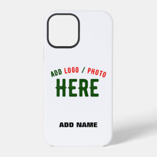 STYLISH MODERN CUSTOMIZABLE WHITE VERIFIED BRANDED iPhone 12 PRO CASE