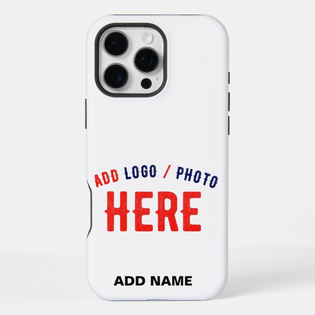 STYLISH MODERN CUSTOMIZABLE WHITE VERIFIED BRANDED iPhone CASE (Back)