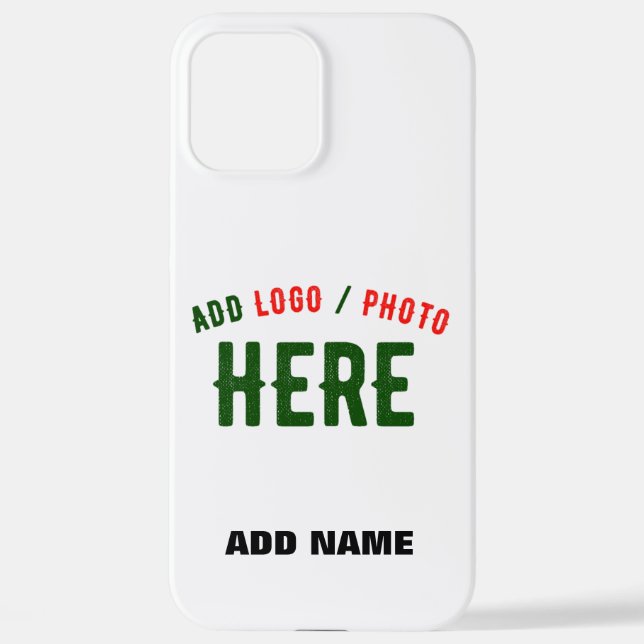 STYLISH MODERN CUSTOMIZABLE WHITE VERIFIED BRANDED iPhone CASE (Back)