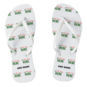 STYLISH MODERN CUSTOMIZABLE WHITE VERIFIED BRANDED JANDALS